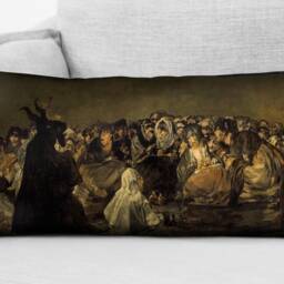 "Witches' Sabbath // Aquelarre - Black Paintings 12"" X 24" - thumbnail 2