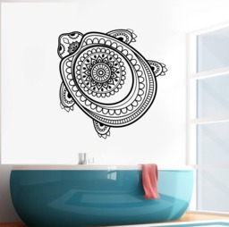 Wall Vinyl Decal Sea Animal Nautical Turtle Creatures Ocean Marine Decoration - #2463Dn - thumbnail 1