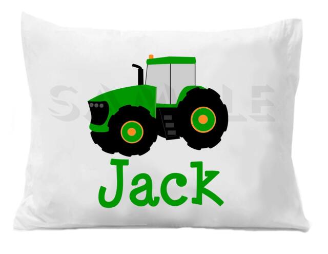Farm Tractor Pillow Case Personalized Pillowcase Boys Or Girls - image 1