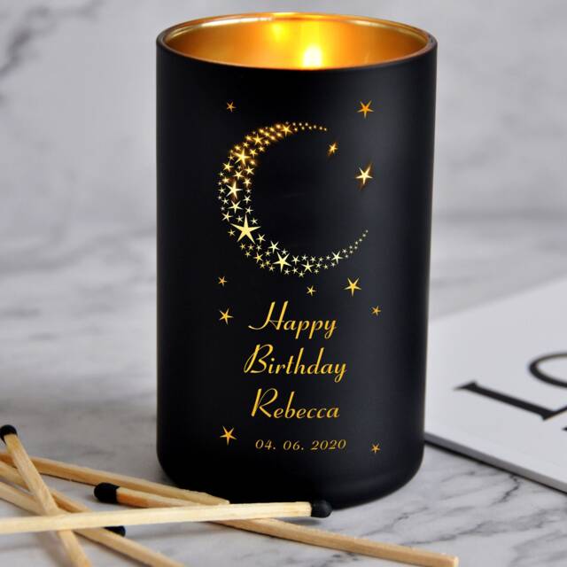 Personalised Candle Cedarwood Cinnamon Sandalwood Gifts For Birthday Wedding Anniversary Christmas Custom Gift Her Women New Year - image 1