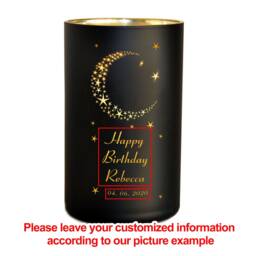 Personalised Candle Cedarwood Cinnamon Sandalwood Gifts For Birthday Wedding Anniversary Christmas Custom Gift Her Women New Year - thumbnail 3