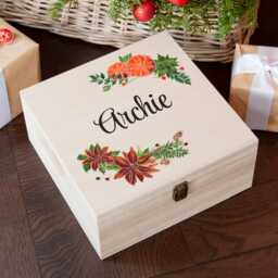 Personalised Festive Garland Christmas Eve Box - thumbnail 1