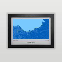 Edinburgh - Marathon Finisher's Print Gifts For Runners - thumbnail 1