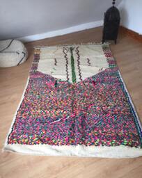 Azilal Rug - Berber Rug/Atlas Moroccan Handwoven Rug, Wool /Bohemian Vintage 146 X 245 cm 4.79 8.03 Ft Azl 225 - thumbnail 1