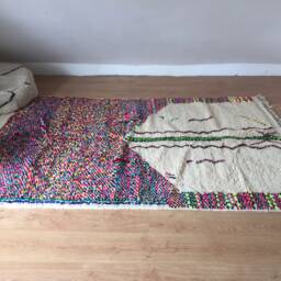Azilal Rug - Berber Rug/Atlas Moroccan Handwoven Rug, Wool /Bohemian Vintage 146 X 245 cm 4.79 8.03 Ft Azl 225 - thumbnail 4