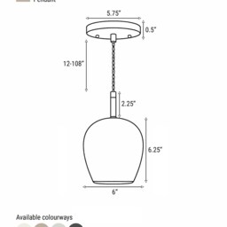 Tulipano - Ceramic Pendant Ceiling Light Handmade Minimalist Round Hanging Fixture in Bone White - thumbnail 4