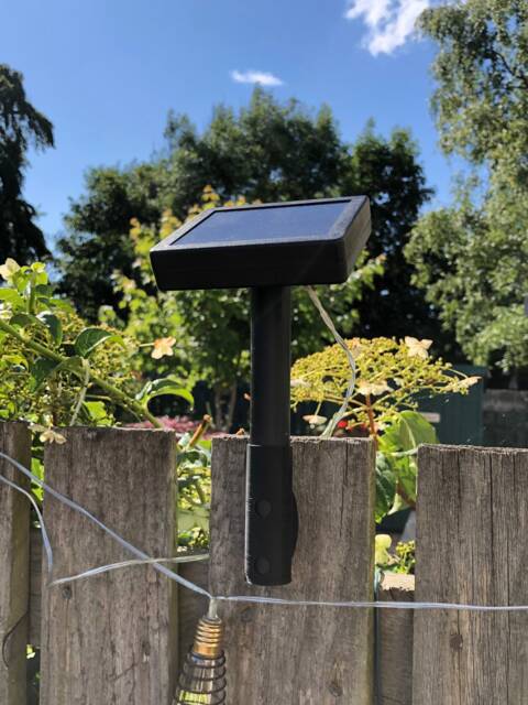 Bracket For Solar Light Panel Fence/Wall Mounting - image 1