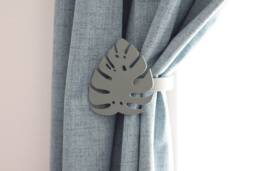 Monstera Curtain Holdback, Set Of 2 - Monstera Leaf Themed Nursery Decor