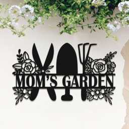 Personalized Rose Garden Metal Sign, Custom Outdoor Decor, Greenhouse Wall Art - thumbnail 2