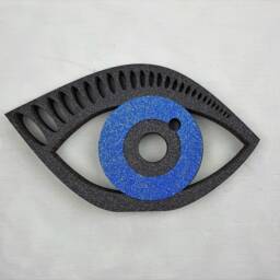 Eye, Decorative Element, Double Cardboard, Hanging Or Resting, Light. Wall Art - thumbnail 3