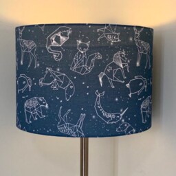 New Hq Kids Room Star Constellation Animal Print Lamp Shade Pendant Light - thumbnail 2