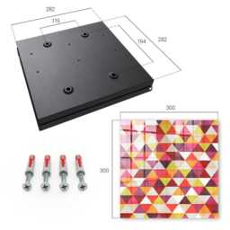 Colorful Patterns Key Cabinet For Home, Red Box Geometric Geometry, People Who Love Modern Design - thumbnail 4