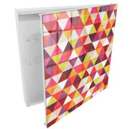 Colorful Patterns Key Cabinet For Home, Red Box Geometric Geometry, People Who Love Modern Design - thumbnail 2