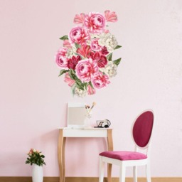 Pink Peony Flowers Wall Decal Set - Madilyn's Peonies - thumbnail 3
