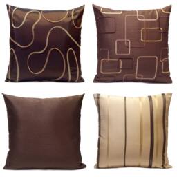 Dark Chocolate Pillow, Throw Pillow Cover, Decorative Cushion Covers, Pillowcase, Accent Toss Home Decor, Silk - thumbnail 4