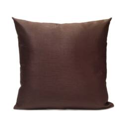 Dark Chocolate Pillow, Throw Pillow Cover, Decorative Cushion Covers, Pillowcase, Accent Toss Home Decor, Silk - thumbnail 1