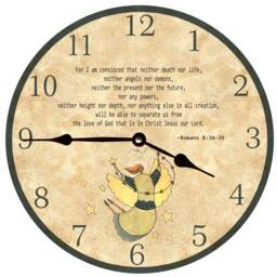 Personalized Biblical Quote Clock - Religious Family Clock - thumbnail 2