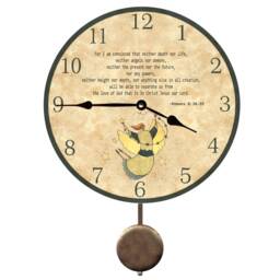 Personalized Biblical Quote Clock - Religious Family Clock - thumbnail 3