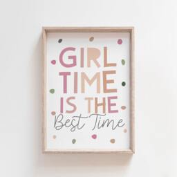2 Girls Nursery Prints, Rainbow Wall Art, Quotes, Blush Pink, Bedroom Decor - thumbnail 3