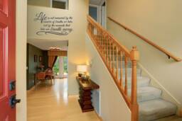 Life Is Not Measured By The Number Of Breaths We Take But Moments That Our Breath Away Interior Vinyl Wall Decal - Wall Quotes - thumbnail 1