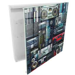 Musical Passion Key Cabinet For Home, Blue Box Vintage Hobby, Music & Lovers - thumbnail 2