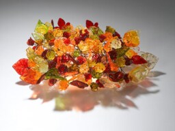 Wall Lighting - Wall Sconce Up & Down With Warm Colors Of Flowers Leaves, Light A Unique Sconce