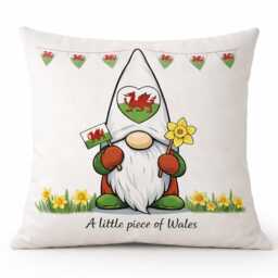 A Little Piece Of Wales Gonk Cushion - 40 X 40cm - thumbnail 2
