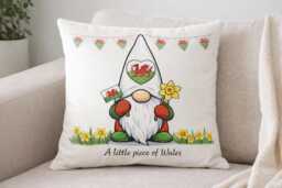 A Little Piece Of Wales Gonk Cushion - 40 X 40cm - thumbnail 1