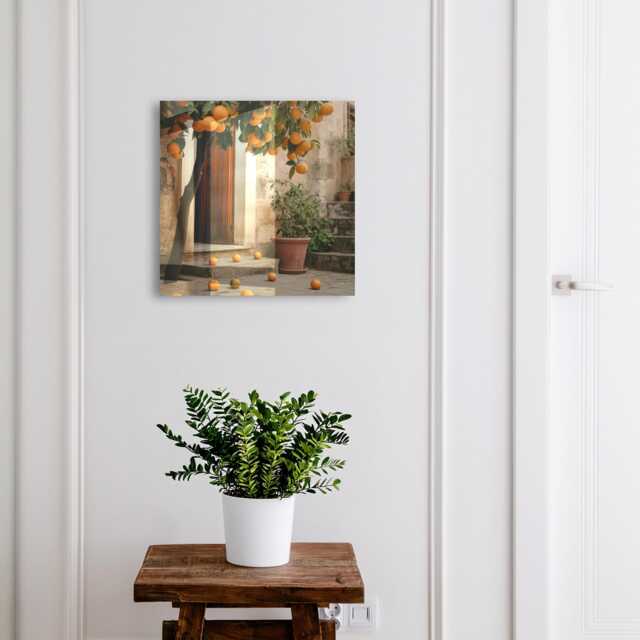 Warm Patio Key Cabinet For Home, Orange Industrial Box, Rustic Nature, Lovers Of Nature & Tropical Climates - image 1