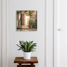 Warm Patio Key Cabinet For Home, Orange Industrial Box, Rustic Nature, Lovers Of Nature & Tropical Climates - thumbnail 1