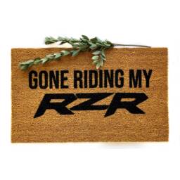 Gone Riding My Rzr Doormat - Utv Welcome Mat Funny Off-Road Rug Gift For Razor Owner Razer Entryway Atv Lovers - thumbnail 1