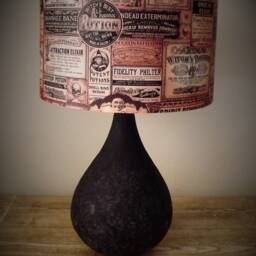 Halloween Lampshade Spooky Nwespaper, Witches & Love Potions, By Fatta Da Mamma Free Gift - thumbnail 2