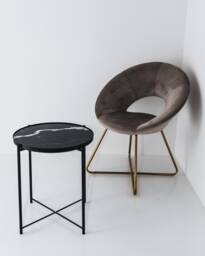 Coffee Table Marble Black Marquinia - Table in Marquinia