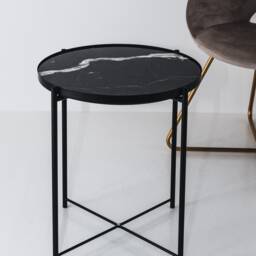 Coffee Table Marble Black Marquinia - Table in Marquinia - thumbnail 2