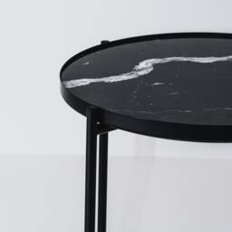 Coffee Table Marble Black Marquinia - Table in Marquinia - thumbnail 3