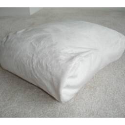 Tempur Shaped Travel Pillow Cover Only Small 25x31cm Case Neck Orthopaedic Cushion Pillowcase Soft Plush Block Solid Pedic Grey Cream White - thumbnail 2