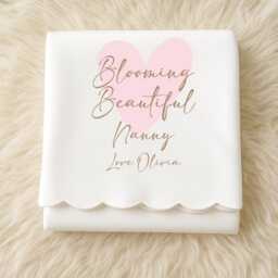 Personalised Throw Blanket, Mothers Day Gift, Gift For Mum, Nanny Gifts, Her, Cushion, Home Decor, Gifts - thumbnail 3