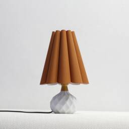 Handmade Ocher Fabric Lamp , Home Gift-62#