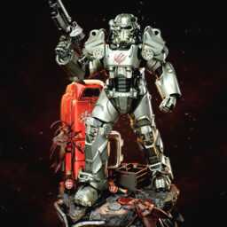 The Walking Bastion - Post Apocalyptic Power Armor Nuclear Wasteland Maximus Resin Figure 16K - thumbnail 2