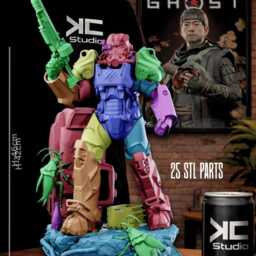 The Walking Bastion - Post Apocalyptic Power Armor Nuclear Wasteland Maximus Resin Figure 16K - thumbnail 4