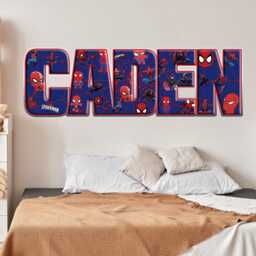 Kids Popular Characters Personalized Name Removable Wall Stickers Decal Home Decor Art Vinyl Mural Spm24 - thumbnail 3