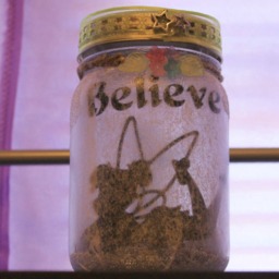 Tinkerbell Fairy Lighted Jar, Flameless Nightlight Lantern - thumbnail 4