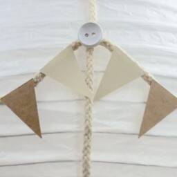 Neutral Blue Themed Hot Air Balloon Nursery Light Shade - thumbnail 2