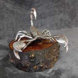 Scorpion Handmade Welded Steel Sculpture - thumbnail 3