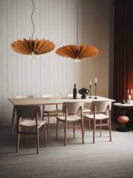 Wood Pendant Light, Hanging Dining Lamp, Shade, Ceiling Light Fixture, Modern Chandelier, Rustic Lampshade, Lighting