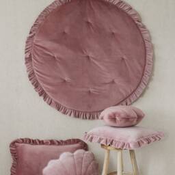 "Soft Velvet Shell Pillow ""Light Pink" - thumbnail 2