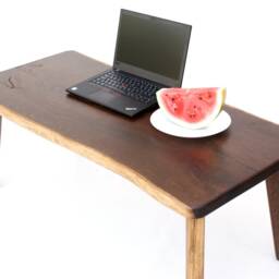 Live Edge Desk & Bench With Interchangeable Legs - thumbnail 2
