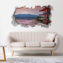 Mount Fuji, 3D Wallpaper, Wall Art, Wall Decal, Decals, Decals, Stickers, Gift - Skumfuji3Dm - thumbnail 2