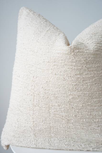 Neutral Striped Pillow Cover - image 1