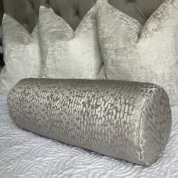 "Luxury Cushion, Modern Cushion, 100% Duck Feather Bolster 16"" X 6" - thumbnail 1